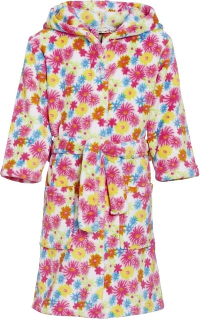 Playshoes badjas roze zeebloemen