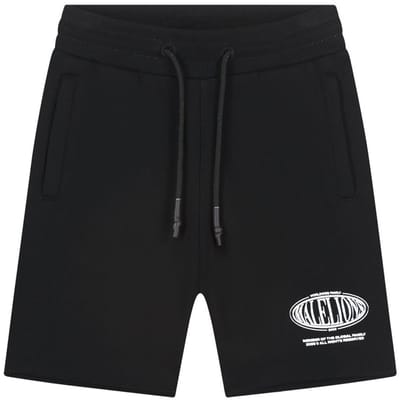 Malelions Damaged Hem Shorts Broeken Jongens - Zwart - Maat 164