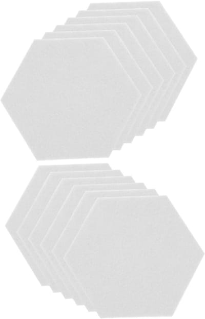 Geluidsisolatie Panelen - Akoestische Muurstickers - Ruimte Dempen - Zelfklevend Eenvoudig - 12 Stuks Set - Grijs