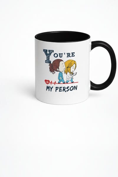 Grey's Anatomy 'You're My Person' Mok - Meredith & Cristina Dokter Vriendschapsmok | Cadeau voor Fans