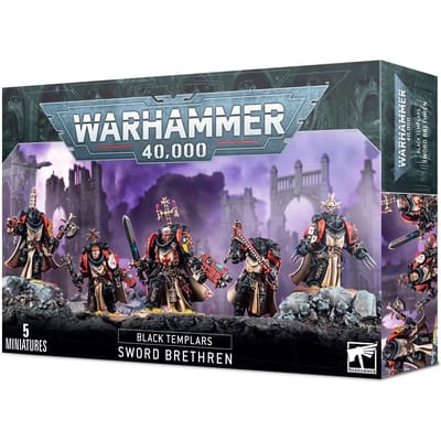 Beeldje Games Workshop Warhammer 40k - Black Templars Frères d'Épée