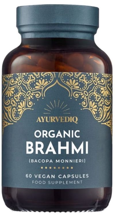 Brahmi Capsules - Bio Organic - Vegan - Bacopa Monnieri - Ayurvediq - 60 stuks