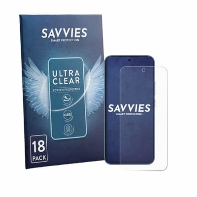 Savvies - Screenprotector voor Vivo Y600 Turbo - Folie Beschermfolie transparant 18 Stuks