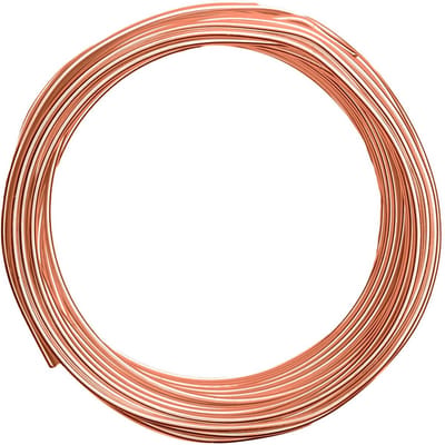Vaessen Creative Aluminium Draad - 3mm - ±26m - 500g - Oranje koper