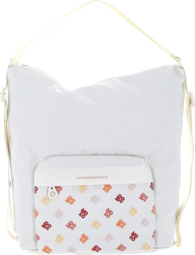 MANDARINA DUCK Rugzak Schoudertas MD20 Blossom Hobo / Backpack Optical White Crème