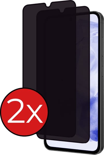 Screenprotector - 2 Stuks - Geschikt voor Samsung Galaxy A35 - Privacy Filter - Beschermglas - Gehard Glas - Tempered Glass - Screen Protector