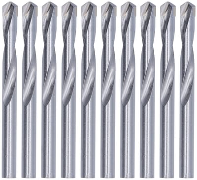 Dailygoods - Boor - 10 Stuks 8mm Tungsten Carbide Boor - Voor Metaal en Hout - Precisie en Duurzaamheid - Geschikt voor Kunststof - Professioneel Gere...