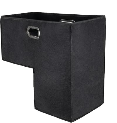 Trapmand - Opbergmand trap - Ruimte organiseren - Ingebouwde 3D planken - 6.8W cm - Zwart