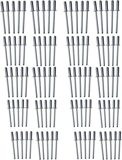 Blind Klinknagels - Aluminium Klinknagels - Metaal Bevestigen - Zelfborgend Ontwerp - 3.2mm x 10mm - Aluminium