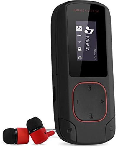 MP3 Clip Bluetooth - 8 GB, Clip, FM Radio en microSD - Koraalrood