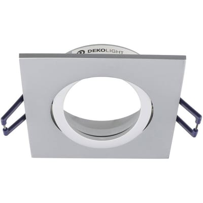 Deko-Light Samsola plafondinbouwlamp, aluminiumkleurig, 9 x 9 cm, metaal
