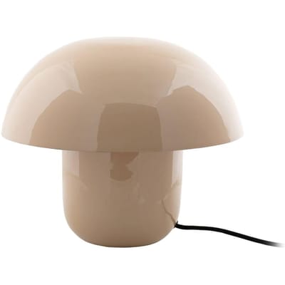 Leitmotiv Tafellamp Fat Mushroom - Bruin - 29x29x25cm - Scandinavisch