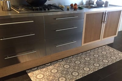 JYG Vloerkleed - Keukenloper Retrolux Mechelen 50x350 - Grijs - Beige