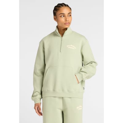 New Balance Linear Heritage Fleece Half Zip Gartersn Taglia: L | Maglioni a maglia Outlet | Donna