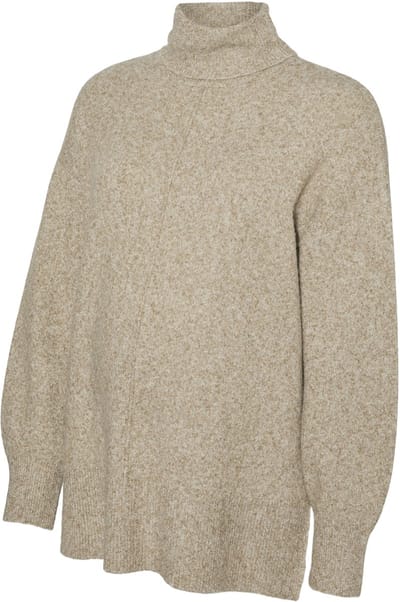 Vero Moda Maternity Gebreide pullover Regular fit Rolkraag Pullover