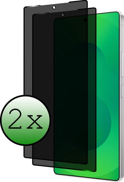 Screenprotector - 2 Stuks Geschikt voor Samsung Galaxy S25 Ultra - Privacy Filter - Beschermglas - Gehard Glas - Tempered Glass - Screen Protector