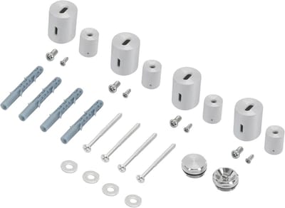 Ophangbeugel Radiator - Handdoekhouder Badkamer - Handdoeken Drogen - Chroom Afwerking - 50mm Diepte - Chroom