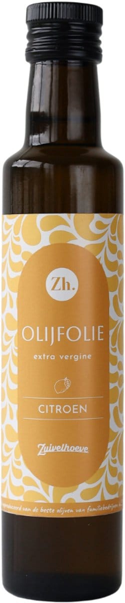 Zuivelhoeve Olijfolie Citroen 250 ml - Olijfolie extra vierge - Olijfolie fles - Smaakmaker