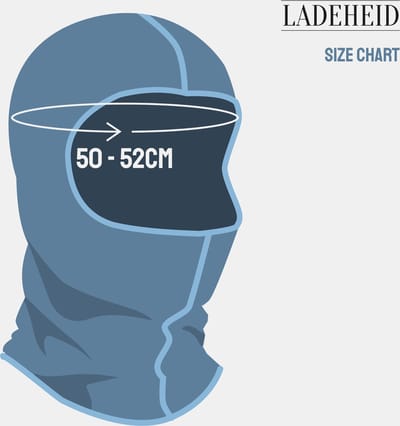 Ladeheid Kinderen Balaclava Helmmuts - Winter Muts Face Mask - Polyester - LA-LA40-200-BA - Zwart - Eén maat