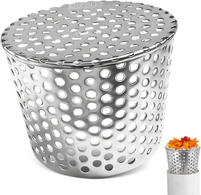 Dakgoot Bladvanger - Regenpijp Zeef - Verstopping Voorkomen - Roestvrij Staal - 90-110 mm - Zilver