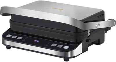 Tresaro - Elektrische Contactgrill - Multifunctioneel Grill - 2000W - Paninigrill en Tostijzer - 6in1 - Uitneembare en vaatwasbestendige platen - Contactgrills