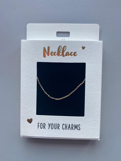 Depesche ketting goud voor kinderen - speelgoed sieraad 47 cm.