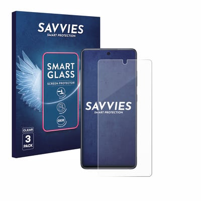 3 Stuks Savvies Screenprotector - geschikt voor Samsung Galaxy S20 FE / 5G - beschermfolie glas transparant