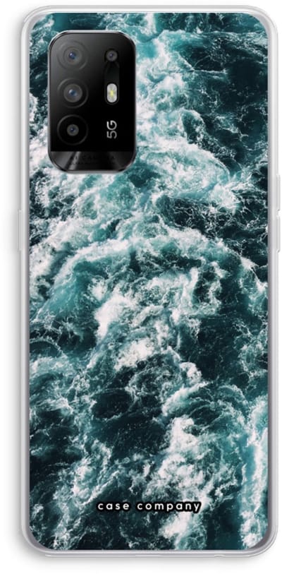 Case Company® - Hoesje geschikt voor Oppo A94 5G hoesje - Zee golf - Soft Cover Telefoonhoesje - Bescherming aan alle Kanten en Schermrand