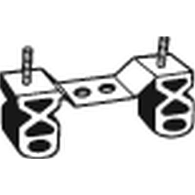 Rubberstrip, uitlaatsysteem BOSAL 255-542