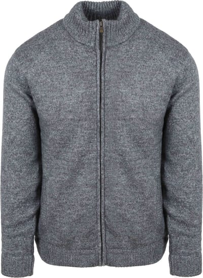 Steppin' Out Vest Melange Blauw Grijs - Maat M - Heren - Vest met rits voor Mannen