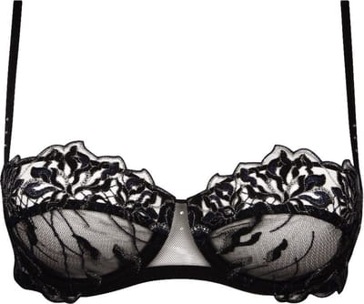 Lise Charmel - Nuits Chics - Balconette BH - blauw/zilver - ACH3035B - EU 85C / FR 90C
