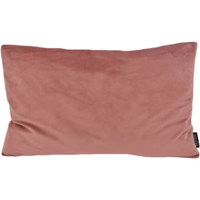 Gek op kussens! Velvet oudroze long | 30 x 50 cm | kussenhoes | polyester