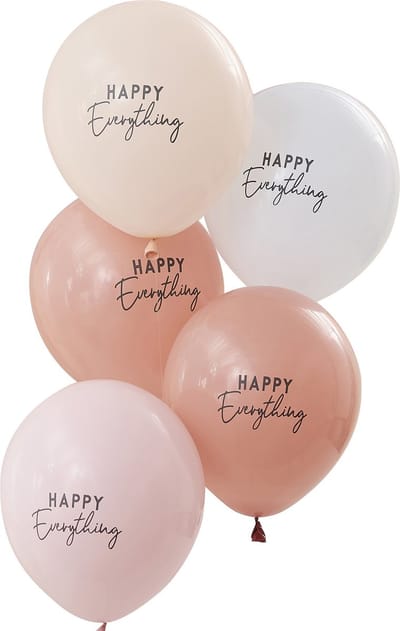 Ginger Ray - Ginger Ray - 5 Ballonnen Happy Everything
