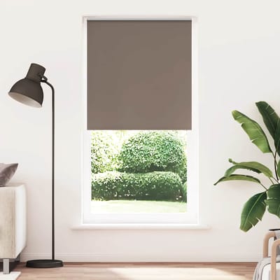 vidaXL - Rolgordijn - verduisterend - koffie - 105x210 - cm - stofbreedte - 100,7 - cm