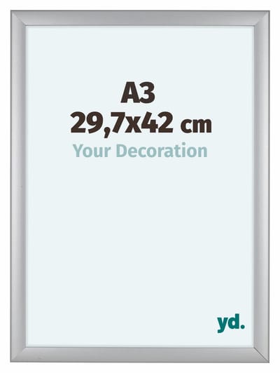 Your Decoration - Fotolijst A3 29,7x42 cm - MDF - Zilver Mat - Como