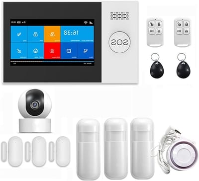 Home Beveiligingssysteem - Alarm Kit - Huis Beveiligen - App Controle - 43 inch Scherm - SET-C