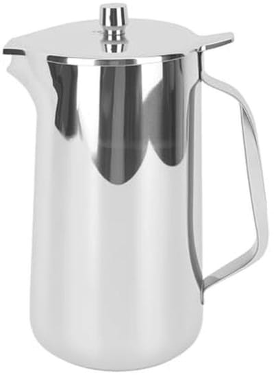 Moderne Roestvrijstalen Waterkan van 2 Liter met Ergonomische Handgreep