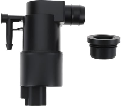 Dailygoods- Wasmachinepomp 2-Pin - Ruitensproeierpomp - Compatibel met TOYOTA VERSO 2009-2013 - Kunststof Behuizing - Waterdichte Dop - Sterke Waterstroom