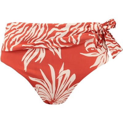 Barts  - Maat 40 - Deltia High Waist Briefs rust Dames Bikinibroekje