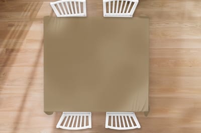 Tafelkleed - Tafellaken - 180x180 cm - Palet - Beige - Interieur - Binnen en Buiten