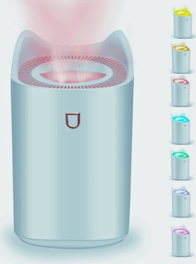 Thuys – Verfrissende Luchtbevochtiger voor Slaapkamer – 20 Uur Duur – 3L Capaciteit – Kantoor en Planten
