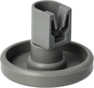 Vaatwasser Mand Wieltje - Onderkorf Wiel - Vaatwasser Reparatie - Eenvoudige Klik Montage - 40mm Diameter - Grijs