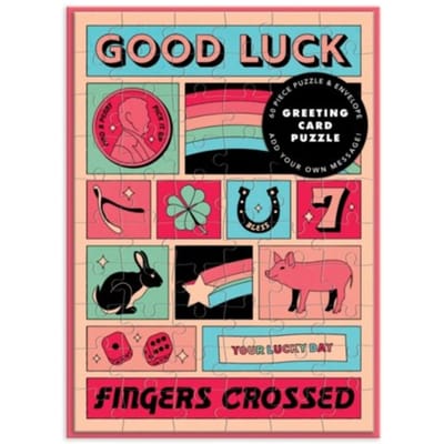 Good Luck Greeting Card Puzzle - Berlin Michelle