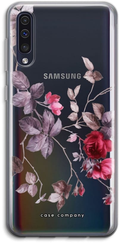 Case Company® - Hoesje geschikt voor Samsung Galaxy A50 hoesje - Mooie bloemen - Soft Cover Telefoonhoesje - Bescherming aan alle Kanten en Schermrand