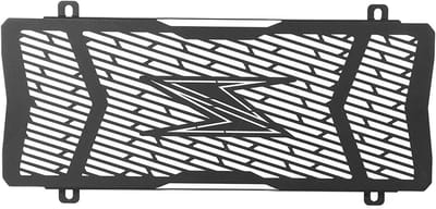 Radiator Grill Beschermer - Motor Grille Cover - Motor Beschermen - Roestvrij Staal - 41 x 16.5 cm - Zwart