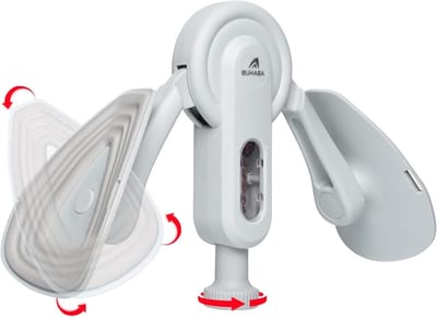 Verstelbare Cone Thigh Trainer voor Bekkenbodemspieren en Bovenbenen, Ideaal voor Gymnastiek, Pilates en Herstel na de Geboorte met Weerstandsband, Grijs