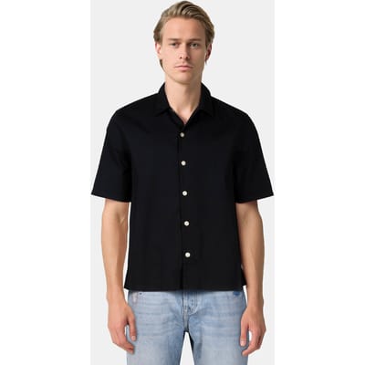 AllSaints Nyon Ss Shirt Black Taglia: M | Camicie Casual Outlet | Uomo | Nero