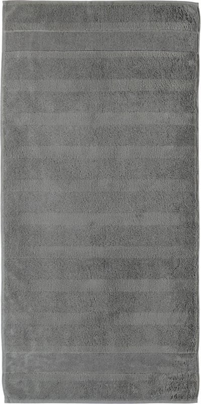 CAWÖ Noblesse² Uni Badhanddoek - Grafiet - 50x100