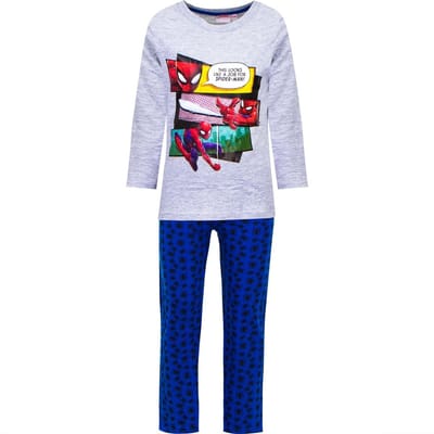 Marvel jongens pyjama - Spiderman - Grey  - 98  - Grijs