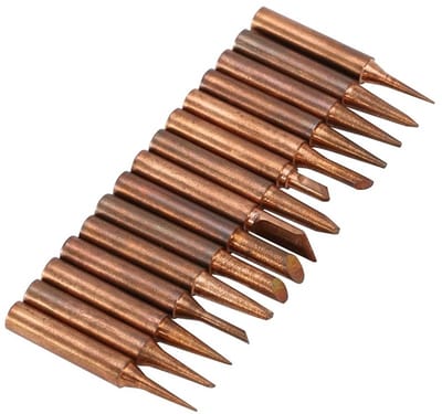 Dailygoody - Soldering Iron Tips - 15-delige set - Perfect voor precisiewerk - Koper - Geschikt voor diverse toepassingen - Voor hobbyisten en profess